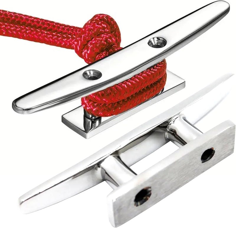 Rolasm Boat Cleat Stainless Steel Marine Dock Cleat Boat Rope Tie Cleat Boat Mooring Accessories - Image 4